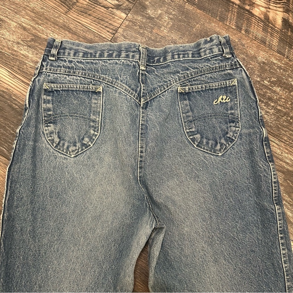80s Vintage Chic Women’s Jeans Denim High Waisted Zipper Size 20 Regular Length
